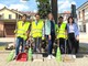Alcuni volontari con Anna Macchia e Altea Carrino