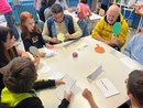 Alcuni bambini e genitori a Motta al Senza zaino day