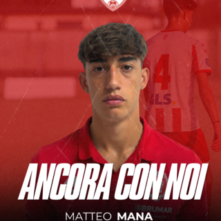 Asti calcio, confermato il giovane Matteo Mana