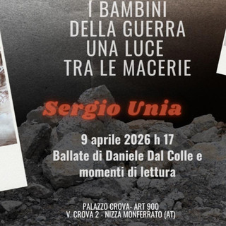 A Nizza Monferrato l’arte per la pace: i bambini di Sergio Unia contro l’indifferenza della guerra