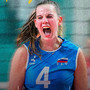 La slovena Masa Pucelj . Foto pagina fb Granda Volley - Italian Women’s Volleyball Team
