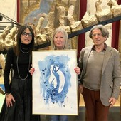 Porta tra la presidente Rabellino e Graziano Delmastro, direttore del Parco