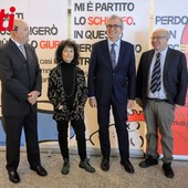 Nell'immagine, da sinistra a destra: Piero Baldovino, Laura Nosenzo, Biagio Mazzeo e Paolo Rampini