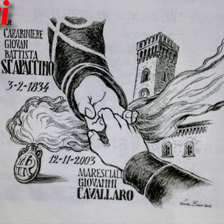 Significativa immagine nei giorni della commemorazione di Cavallaro  (MerfePhoto)