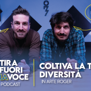 Da sx: Marcus e in arte Roger in studio di registrazione
