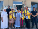 La consegna di Ferragosto alla mensa dal Lions club Alfieri