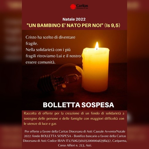Caritas lancia 'iniziativa &quot;Bolletta sospesa&quot;, un sostegno per i più fragili