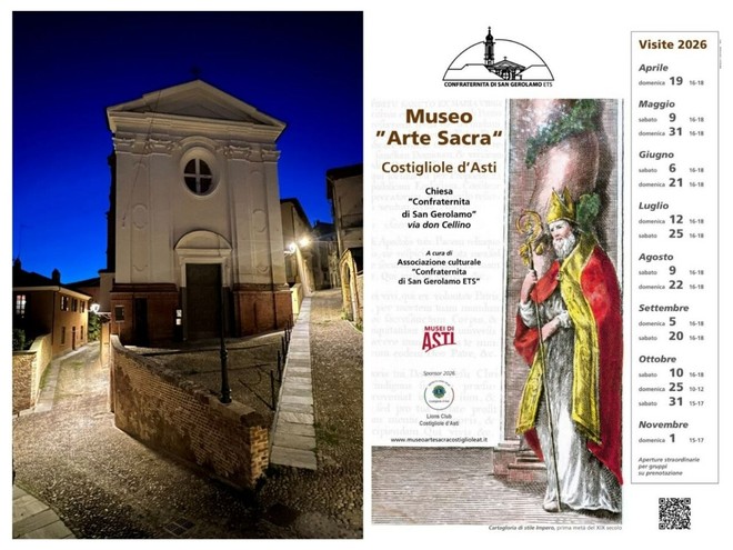Costigliole d'Asti: il Museo Arte Sacra riapre le porte con due nuovi progetti di recupero