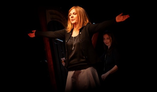 Marina Massironi in scena il 29 marzo (Ph. Mazza)