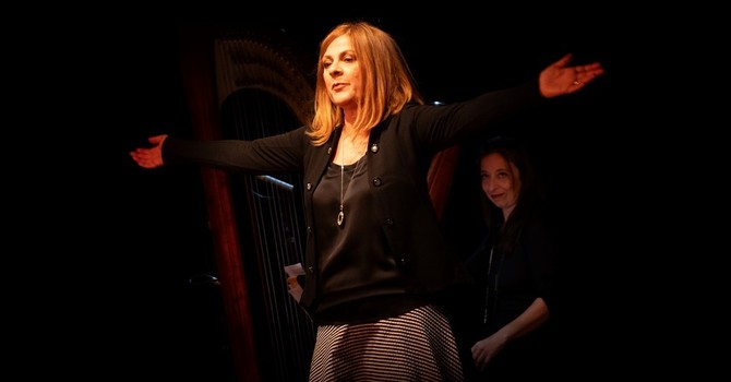 Marina Massironi in scena il 29 marzo (Ph. Mazza) Marina Massironi in scena il 29 marzo (Ph. Mazza)