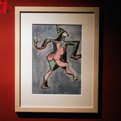 Una delle opere in mostra Una delle opere in mostra