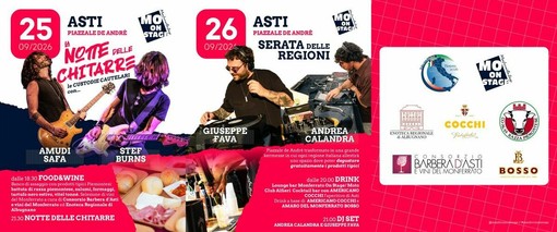 Monferrato On Stage accende Asti tra chitarre leggendarie e ritmi dance Monferrato On Stage accende Asti tra chitarre leggendarie e ritmi dance