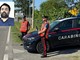 Nel riquadro in alto a sinistra Michele Tramontano, arrestato in flagranza di reato