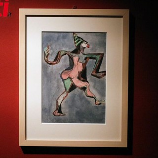 Una delle opere in mostra Una delle opere in mostra