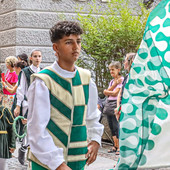 Marco Farinella, giovane vittima del tragico incidente, ritratto da Merfephoto - Efrem Zanchettin, in occasione della Sfilata del Bambini del 2024