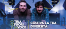 Da sx: Marcus e in arte Roger in studio di registrazione