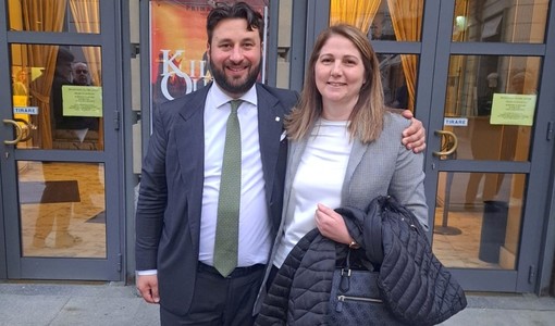 Il sindaco Macchia con l'assessore Riboldi