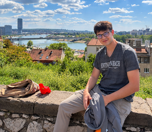 Nemanja a Belgrado, dalla fortezza di Kalemegdan sul fiume Sava Nemanja a Belgrado, dalla fortezza di Kalemegdan sul fiume Sava