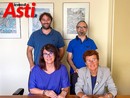 In foto: Michela Daddio, Ausilia Quaglia, Simone Nosenzo e Davide Borrino In foto: Michela Daddio, Ausilia Quaglia, Simone Nosenzo e Davide Borrino