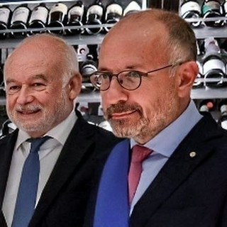 Livio Negro e Maurizio Rasero in un'immagine d'archivio