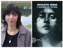 Nicoletta Verna e la copertina del suo romanzo