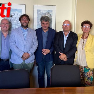In foto: Maurizio Martino, Simone Nosenzo, Vito Biscione, Giacomo Massimelli e Ausilia Quaglia