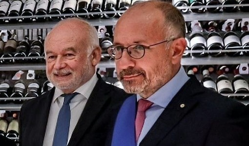 Livio Negro e Maurizio Rasero in un'immagine d'archivio
