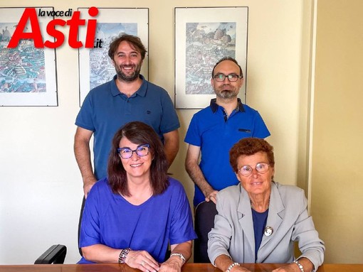 In foto: Michela Daddio, Ausilia Quaglia, Simone Nosenzo e Davide Borrino