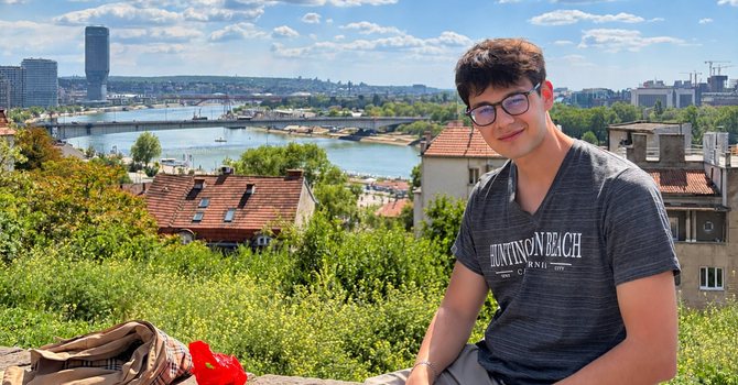 Nemanja a Belgrado, dalla fortezza di Kalemegdan sul fiume Sava