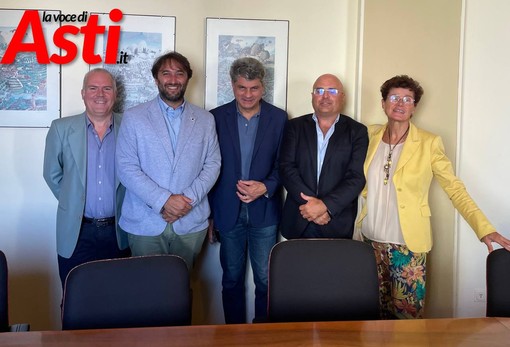 In foto: Maurizio Martino, Simone Nosenzo, Vito Biscione, Giacomo Massimelli e Ausilia Quaglia