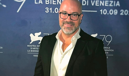 Orio Navarra alla  Mostra del Cinema di Venezia, dove ha ottenuto il  riconoscimento per l'innovazione digitale a supporto dei produttori