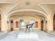 L'opera di Luigi Mainolfi nell'androne di Palazzo di Città ad Asti L'opera di Luigi Mainolfi nell'androne di Palazzo di Città ad Asti