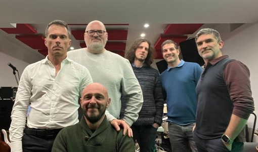Nella foto, da sinistra a destra: Michele Delemont, Alexander Macinante, Emiliano Camparo, Francesco Bordino, Alessandro Discenza, Gianpietro Collavini