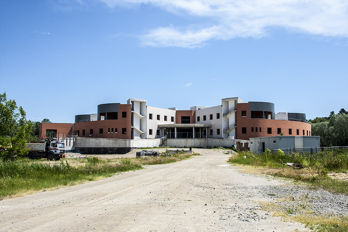 Un'immagine d'archivio del cantiere