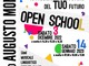 La locandina della giornata di Open School del Monti