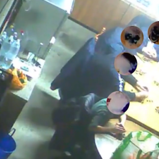 Un immagine, ripresa da una videocamera nascosta dai carabinieri in corso d'indagine, che documenta un incontro tra alcuni presunti membri della 'locale'