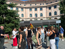 I presidio dei precari davanti al tribunale di Asti I presidio dei precari davanti al tribunale di Asti