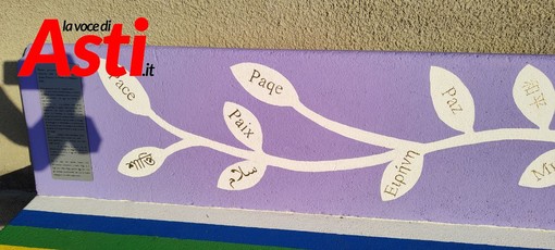 Ieri a Motta è stata inaugurata la ‘panchina della pace”