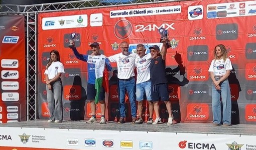 Paolo Bertorello sul podio