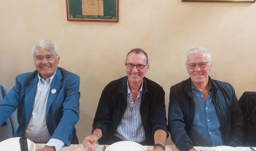 Castelli, Comino e Quaglia in una foto d'archivio