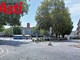 L'allestimento della piazza per il Palio (Archivio - MerfePhoto)