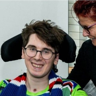 Paolo Sarullo con la mamma