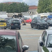 Un'immagine d'archivio di piazza Campo del Palio