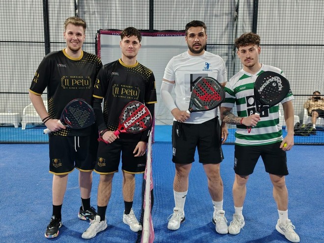 Schialva e Delaude (Il Pelu Padel Team) vs. Derossi e Dubois (Bomber’s) Schialva e Delaude (Il Pelu Padel Team) vs. Derossi e Dubois (Bomber’s)
