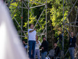 La Lega riunita a Pontida (foto di Alessandro Galbiati)
