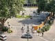 Piazza Alfieri si allestisce per Asti Musica (archivio)