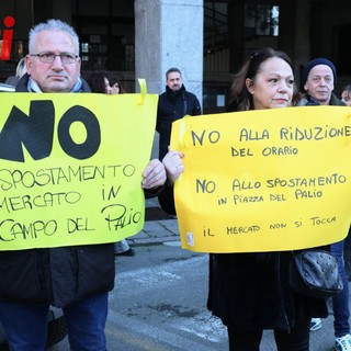 Una delle tante proteste degli ambulanti (MerfePhoto)