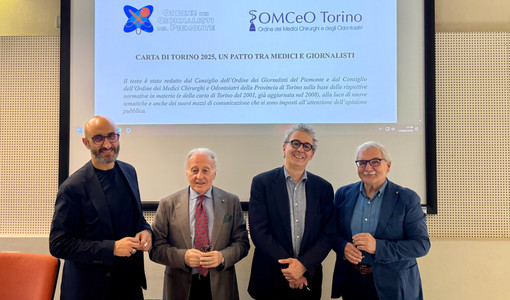 Nella foto, da sinistra: Giovanni Gorgoni, Claudio Lucia, Stefano Tallia e Roberto Frediani