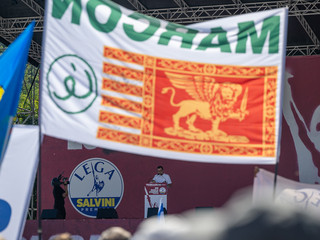 La Lega riunita a Pontida (foto di Alessandro Galbiati) La Lega riunita a Pontida (foto di Alessandro Galbiati)