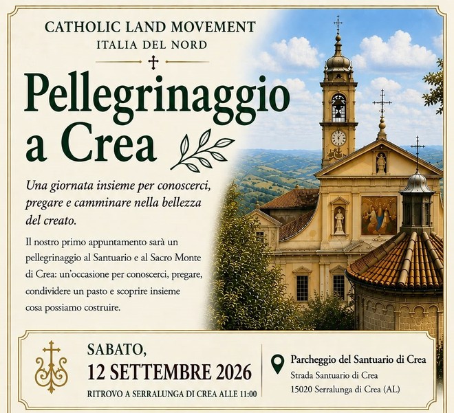 Fede, terra e vita rurale: a Crea il primo pellegrinaggio del Catholic Land Movement